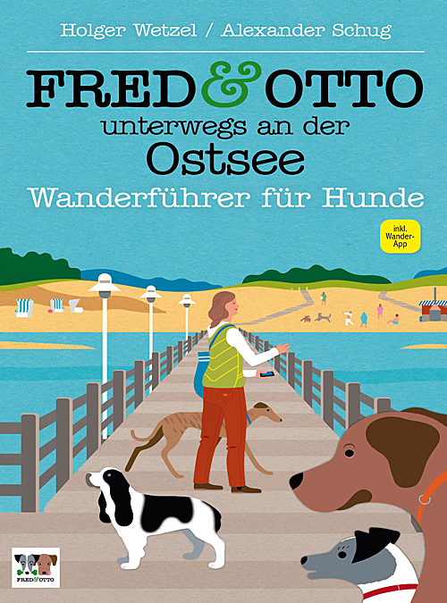 Wanderführer für Hunde FRED & OTTO Ostsee